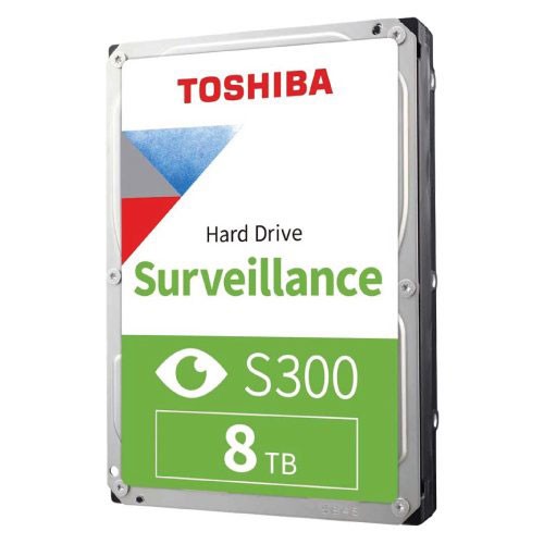 Toshiba S300 Pro 8TB 7200RPM 3.5″ Surveillance Hard Drive – CCTV DVR/NVR Storage