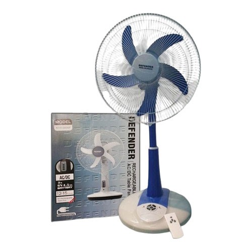 Defender 2986HRS 16 Inch Rechargeable Fan with Remote & 10 Hours Backup